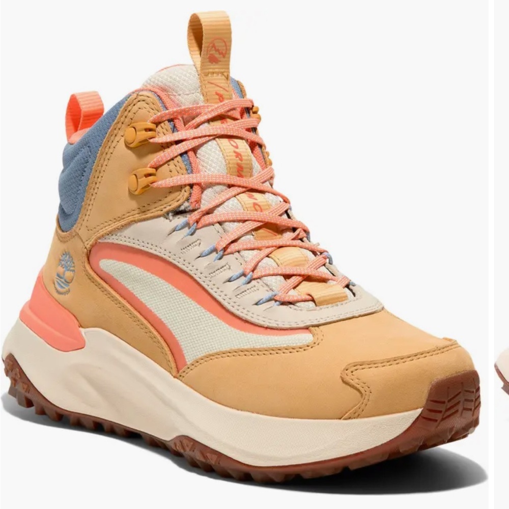 Timberland Women's Tan and Blue Athletic Shoes